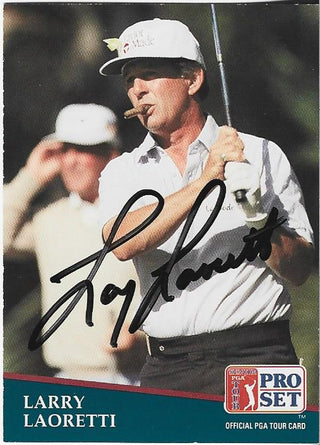Larry Laoretti 1991 PGA Tour Autographed Card #266