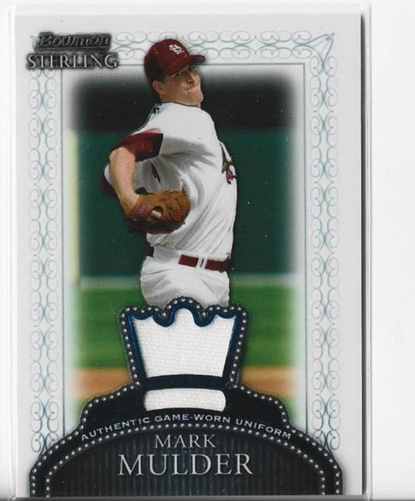 Mark Mulder 2005 Topps #BS-MM Bowman Sterling Game Worn Uniform Card