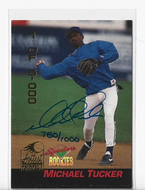 Michael Tucker 1994 Signature Rookies #S11 Autograph Card