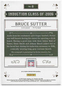 Bruce Sutter 2015 Panini Cooperstown Introductions Autographed Card