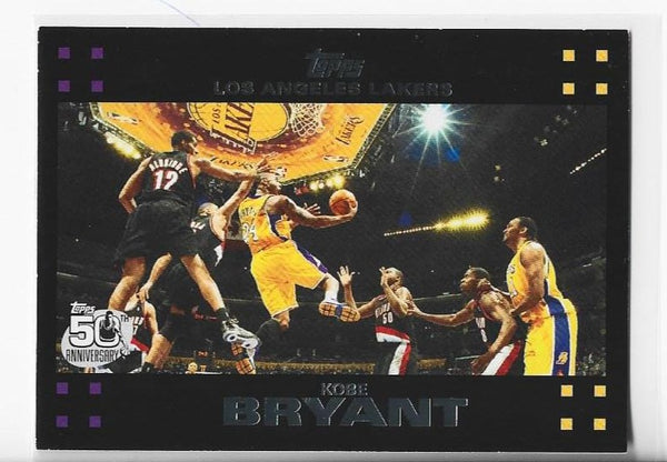 Kobe Bryant 2007 Topps 50th Anniversary #24 Card