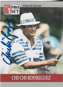 Chi Chi Rodriguez 1990 PGA Tour Autographed Card (JSA)