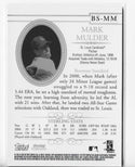 Mark Mulder 2005 Topps #BS-MM Bowman Sterling Game Worn Uniform Card