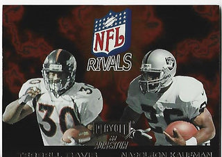 Terrell Davis / Napoleon Kaufman 1998 Playoff Card