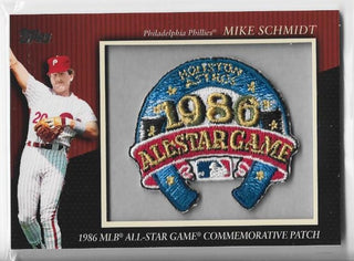Mike Schmidt 2010 Topps All Star Game Commemorative Patch Card
