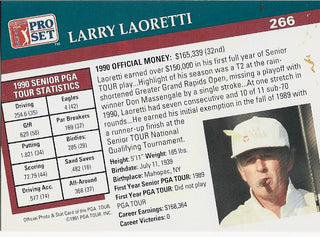 Larry Laoretti 1991 PGA Tour Autographed Card #266