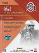 Justin Fields 2021 Score Hot Rookies Card