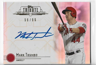 Mark Trumbo 2014 Topps Tribute #TA-MT (96/99) Autograph Card