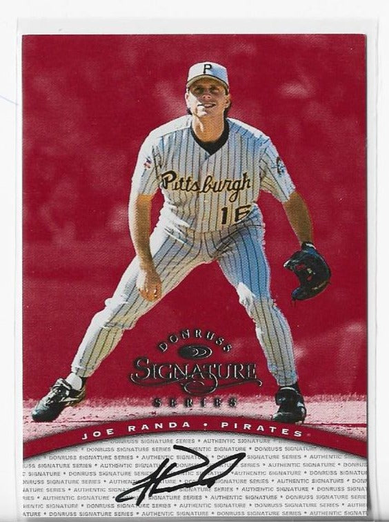 Joe Randa 1997 Donruss Signature Series Autograph Card