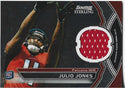 Julio Jones 2011 Topps Bowman Sterling Rookie Relic Card #BSR-JJ