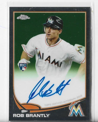 Rob Brantly 2013 Topps Chrome #27 Autograph Rookie Card
