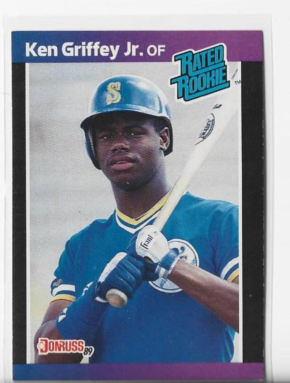 Ken Griffey Jr. 1989 Leaf #33 Donruss Rated Rookie