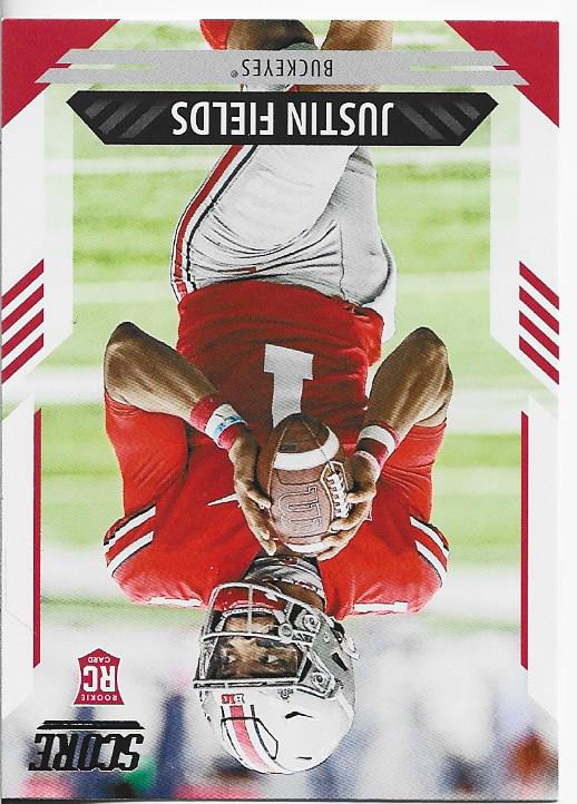Justin Fields 2021 Score Rookie Card