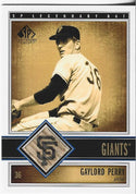 Gaylord Perry 2002 Upper Deck Game Used Bat Card