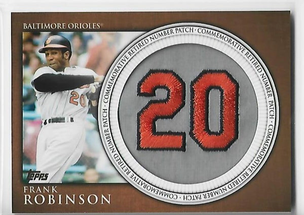 Frank Robinson 2012 Topps Retired Number Patch #RN-FR Card