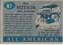 Don Hutson 1955 All American Card (Near Mint)