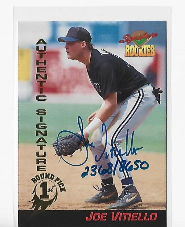 Joe Vitiello 1994 Signature Rookies #50 (2368/8650) Autograph Card