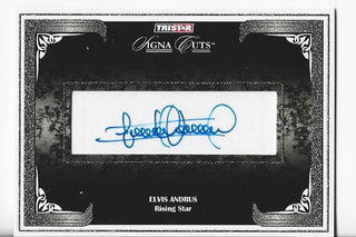 Elvis Andrus 2008 Signa Cuts Autograph Card