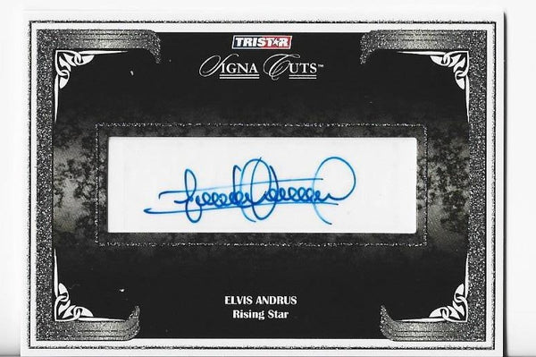 Elvis Andrus 2008 Signa Cuts Autograph Card