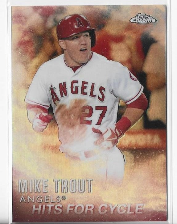 Mike Trout 2016 Topps Chrome #MT-3 Card