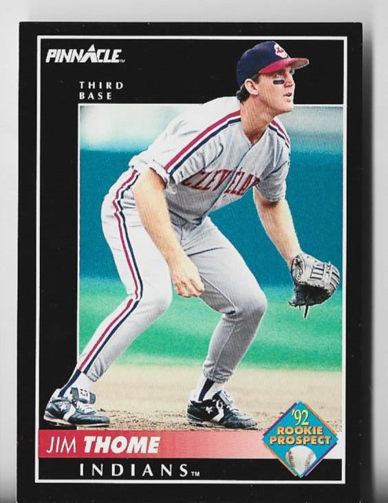 Jim Thome 1992 Score Pinnacle Rookie Prospect #247 Card