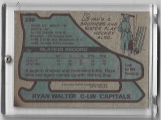 Ryan Walter 1979 Topps #236 Card