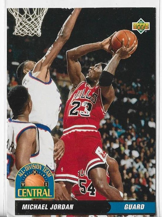 Michael Jordan 1992-93 Upper Deck All-Division Team #AD9 Card