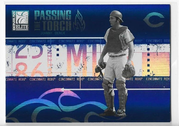 Johnny Bench 2005 Donruss #PT-18 (0442/1000) Card