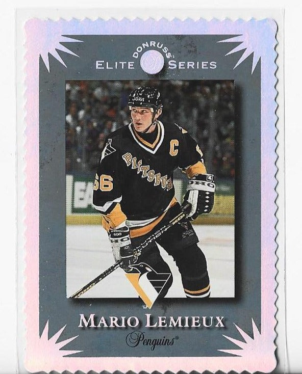 Mario Lemieux 1994 Donruss Elite Series 02045/10000 Card