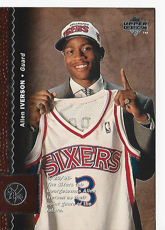 Allen Iverson 1996 Upper Deck #91 Rookie Card