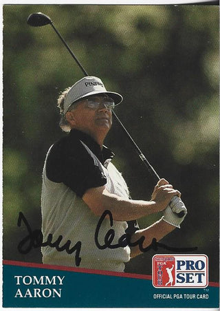 Tommy Aaron 1991 PGA Tour Autographed Card #233