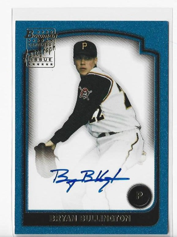 Bryan Bullington 2013 Bowman #SOF-BB Autograph Card