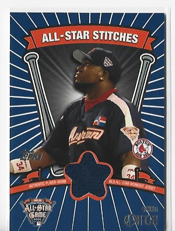 David Ortiz 2005 Topps #RSR-00 All Star Patches Card