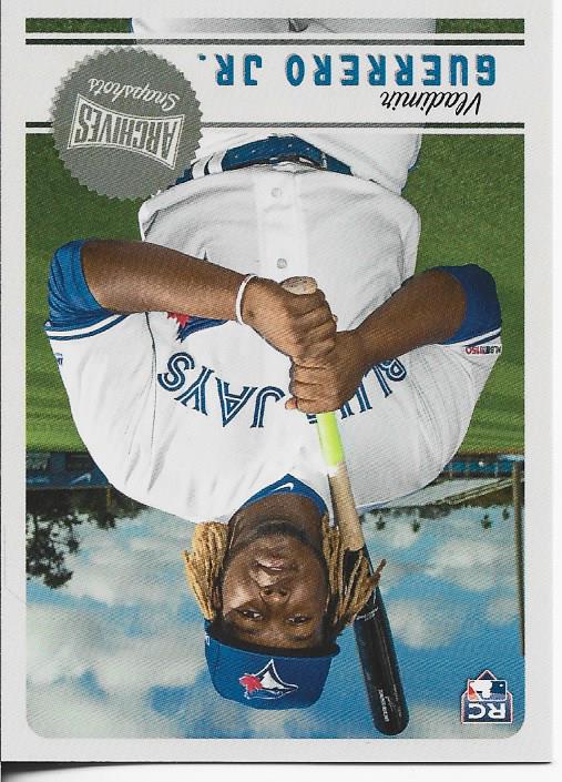 Vladimir Guerrero Jr 2019 Topps Archives Rookie Card #AS-VG