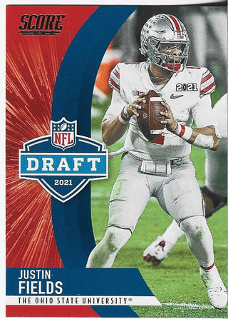 Justin Fields 2021 Score Rookie Card