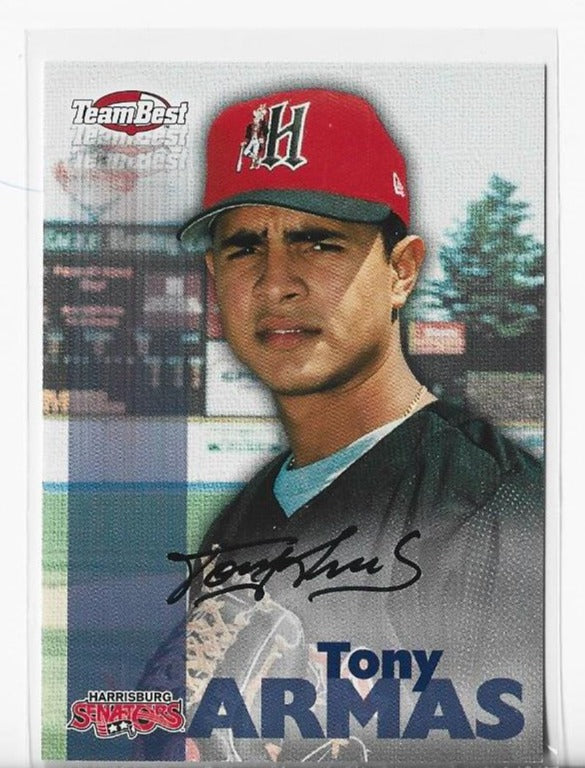 Tony Armas Jr. 1999 Team Best Autograph Card