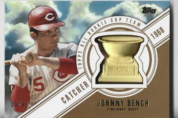 Johnny Bench 2014 Topps All Rookie Cup Team #TARC-9 (25/99) Card
