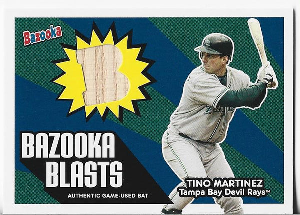 Tino Martinez 2005 Topps Game Used Bat Card