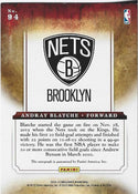 Andray Blatche 2012 Panini Brilliance Autographed Card 44/199 #94