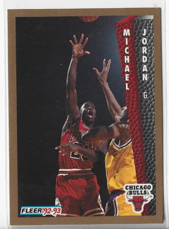 Michael Jordan 1992-93 Fleer #32 Card