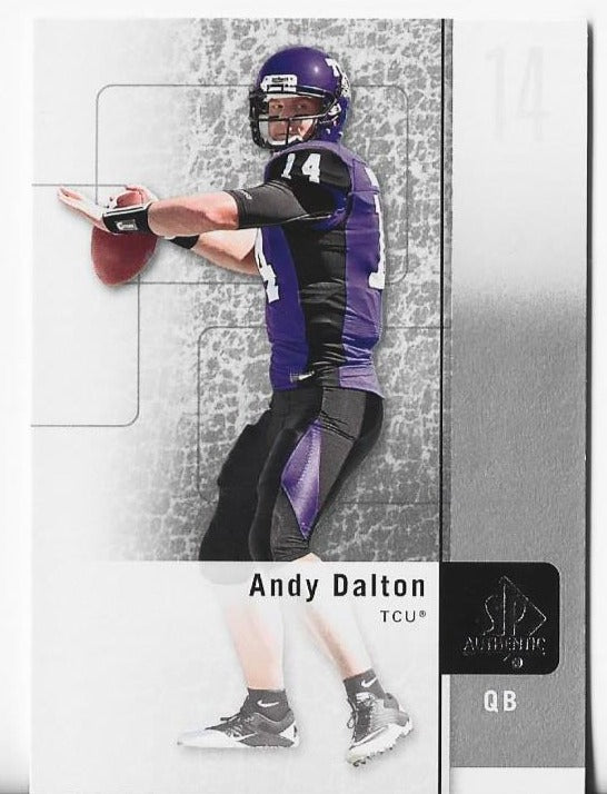 Andy Dalton 2011 Upper Deck SP Authentic #21 Rookie Card