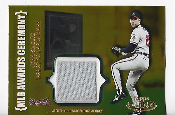 John Smoltz 2002 Topps #ACR-JS Game-Worn Jersey Card