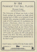 Frank Gore 2008 Topps Rookie Card