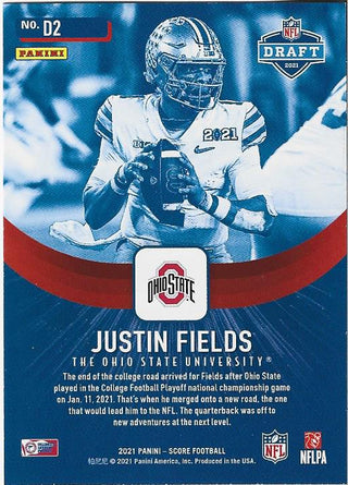 Justin Fields 2021 Score Rookie Card
