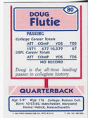 Doug Flutie 1985 Topps Card #80