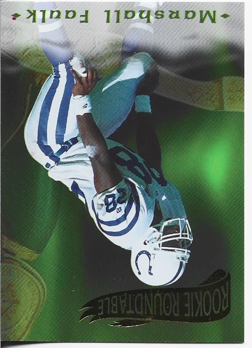 Marshall Faulk 1995 Collector's Edge Rookie Card