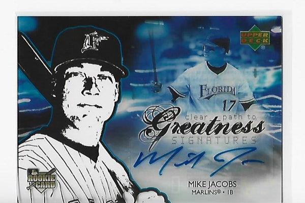 Mike Jacobs 2006 Upper Deck Future Stars #127 Autograph Rookie Card
