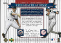 Al Leiter and Derek Jeter 2002 Upper Deck Game Used Jersey Card