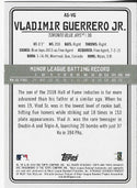 Vladimir Guerrero Jr 2019 Topps Archives Rookie Card #AS-VG