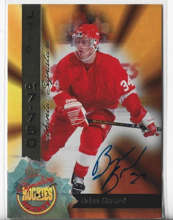 Brian Berard 1994 Signature Rookies Autographed Card #2710/7750